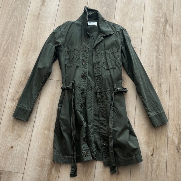 Reformation Lydia Mini Green Dress Size 2 - Picture 4 of 9